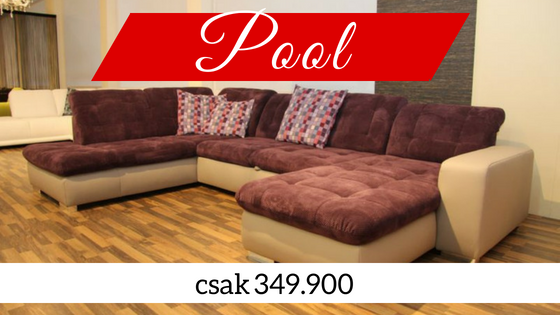 Pool U alakú ülőgarnitúra