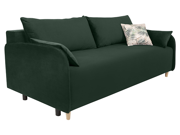 Luise kanapéágy kihúzható sötétzöld