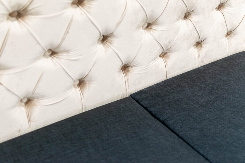 Boxspring jellegű ágy tűzőtt fejvéggel - többféle színben és méretben! - Image 10