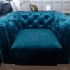 NARONE chesterfield tűzött design fotel