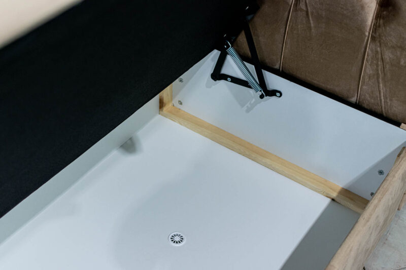 Boxspring jellegű ágy tűzőtt fejvéggel - többféle színben és méretben! - Image 8