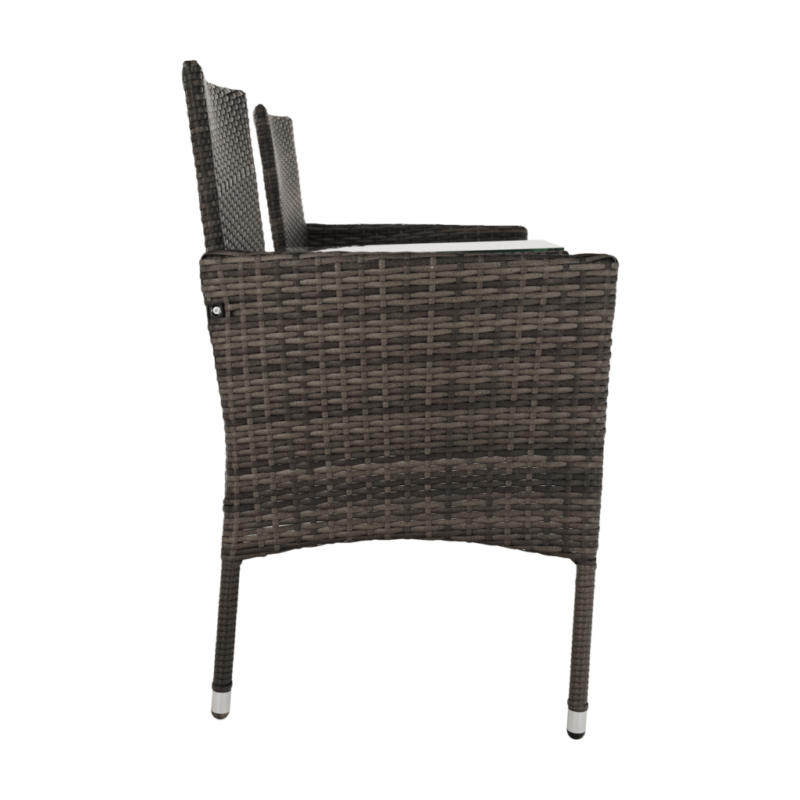 LALIT 2 üléses műrattan kerti pad, kisasztallal - Image 13