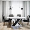 BARTA design étkezőasztal X lábbal - többféle színben! - Image 8