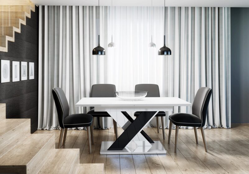 BARTA design étkezőasztal X lábbal - többféle színben! - Image 8