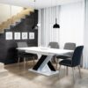 BARTA design étkezőasztal X lábbal - többféle színben! - Image 9