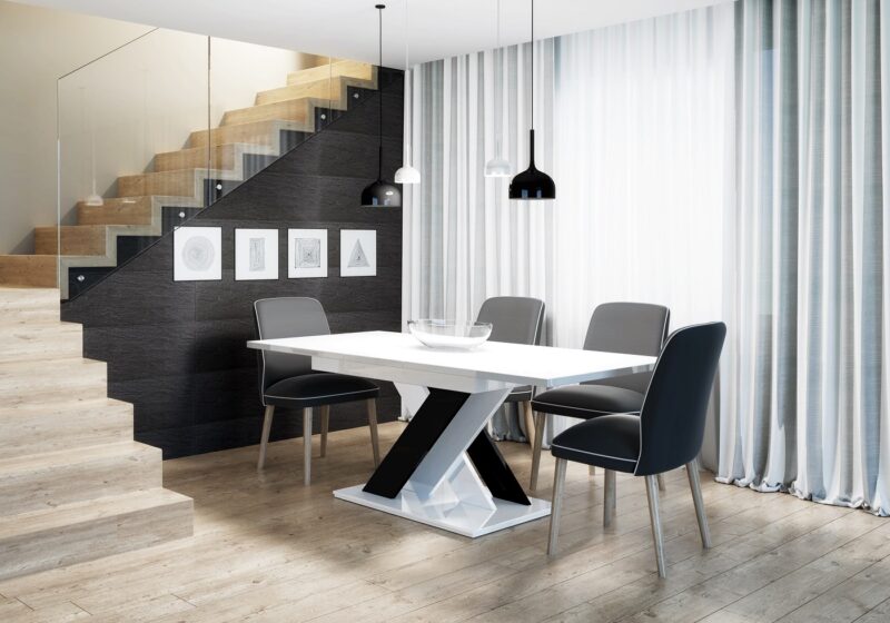 BARTA design étkezőasztal X lábbal - többféle színben! - Image 9