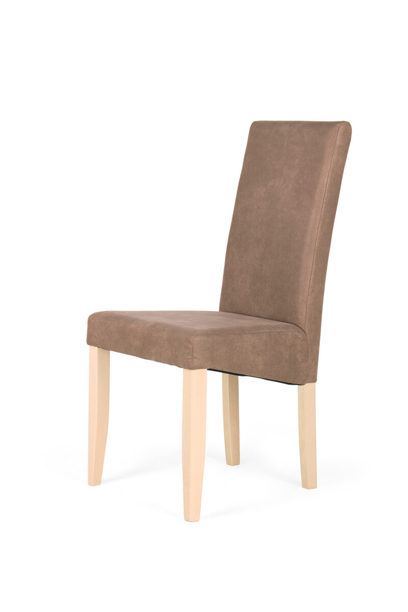 BETNA székek elegáns, velúr hatású szövettel - barna vagy bézs - Image 2