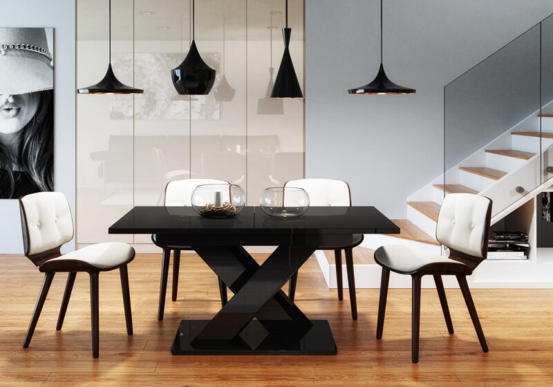 BARTA design étkezőasztal X lábbal - többféle színben! - Image 11