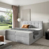KRISTÓF ágyneműtartós boxspring ágy, fedőmatraccal