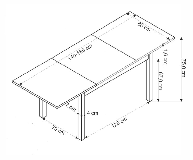 GERI bővíthető étkezőasztal - Image 16