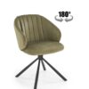 180°-ban forgatható design étkezőszék - többféle szín! - Image 19
