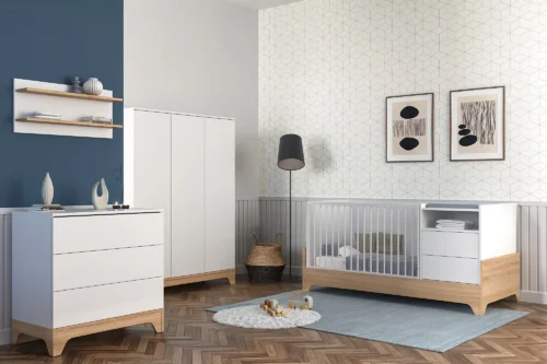 LUMINA WHITE elemes baba- és gyerekszoba bútorcsalád
