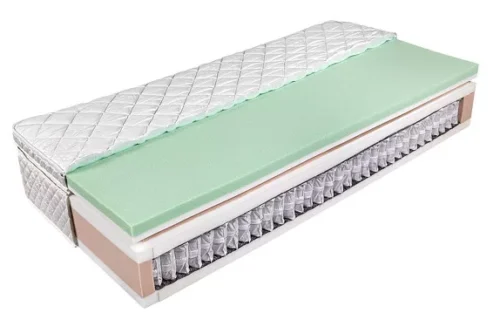 SleepSentry© Vario Hybrid MEDIUM HARD - luxusmatrac táskarugós magrésszel, ortopedikus hideghab topperrel