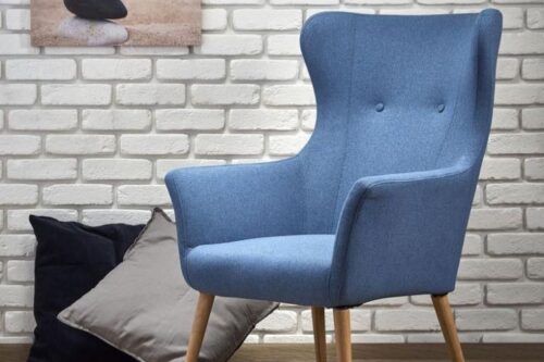 CARL dizájnfotel vagy karosszék fa lábakkal - többféle színben!