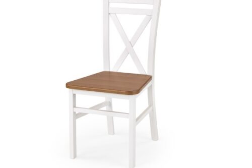 DELTA 2 tömörfa étkezőszék - rusztikus stílusban, fa ülőlappal