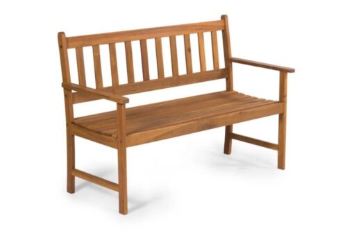 KERTI kétszemélyes pad, kemény akácfából