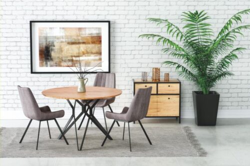 PICCOLO fahatású kerek étkezőasztal