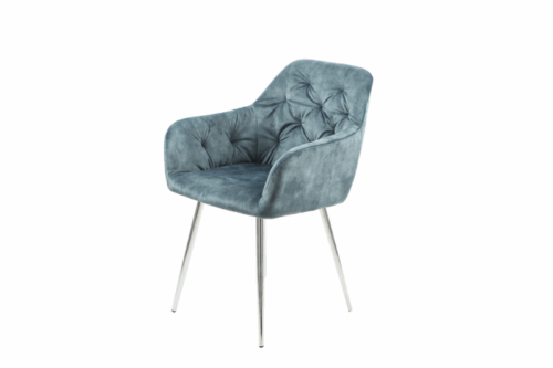 BÁRSONY karfás szék, fém lábakkal - sokféle színben! (115)