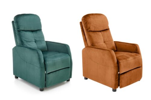 FANCY VELVET manuálisan dönthető relaxfotelek - többféle színben!