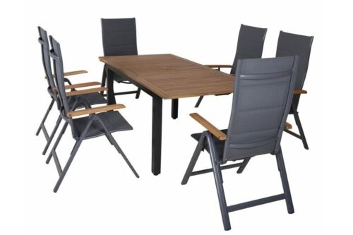 MARTINA prémium akácfa és alumínium kerti garnitúra