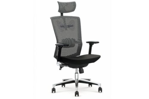 FŐNÖKI forgószék, állítható deréktámasszal és fejtámlával