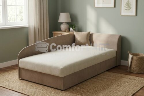 CITY ágyneműtartós, karfás sarokheverő - választható szövetek