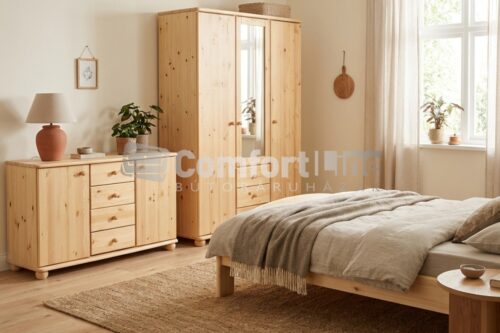 CLAUDIA klasszikus fenyőbútor család - szekrények, komódok, ágyak, stb. számtalan méretben!