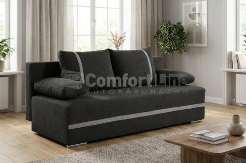 MERX karfa nélküli kanapé - ágyazható, ágyneműtartós