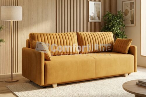 ELISABETH ágyazható kanapé - mangósárga színben!