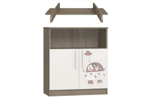 POPEYE komód - felső pelenkázó toldalékkal