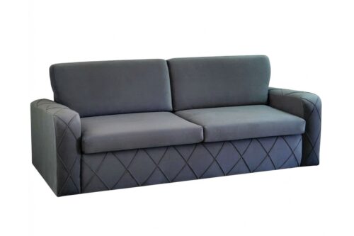 RIJEKA kanapé - díszvarrással, nagyméretű ággyá alakítható!