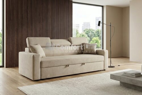 MERCUR kanapéágy - állítható fejtámasszal!